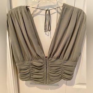 Free People Aria top Seagrass size medium
